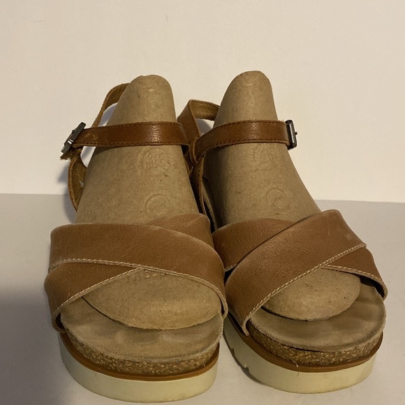 Josef Seibel Clea 10 Tan Platform Leather Sandals - Picture 6 of 11